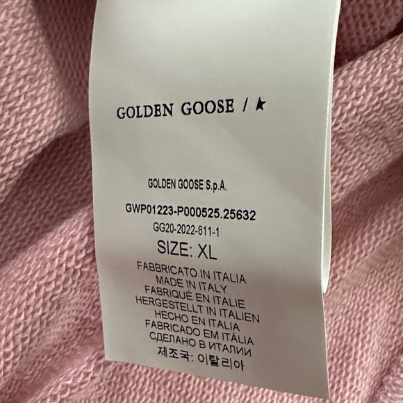 Golden Goose Pink Star Women's Sweater size XL - Picture 3 of 7